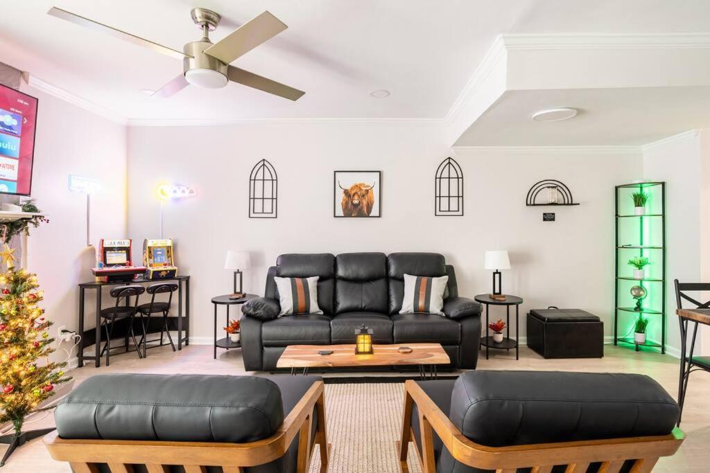 Escape The City W/King Bed, Arcade Games & Firepit Apartment Norcross Exterior photo